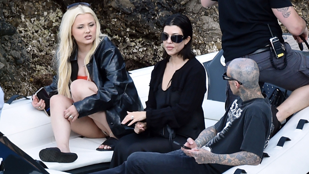 alabama barker, kourtney kardashian, travis barker