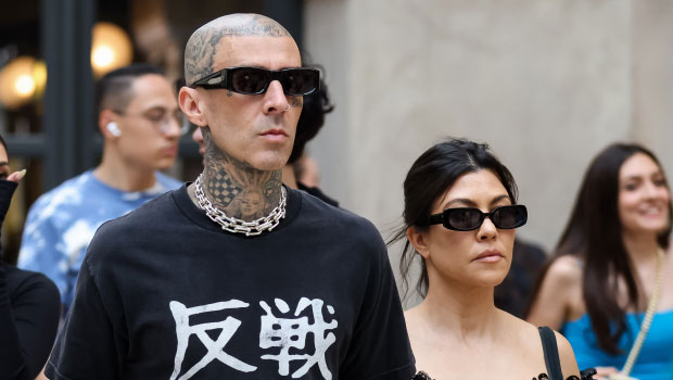 Travis Barker and Kourtney Kardashian
